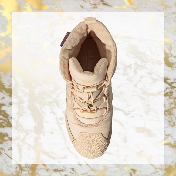 Adidas Superstar Boot in Sand Strata/White size 4.5Y | size 6W BNIB! - Picture 10 of 11